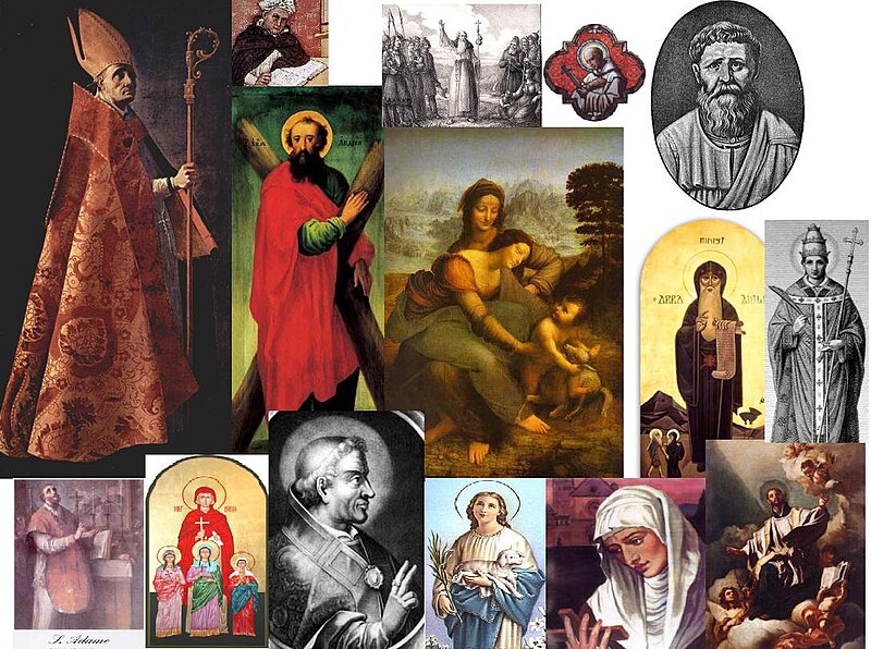 Pictures of the saints